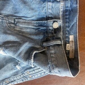 All Saints Blue Jean Shorts
